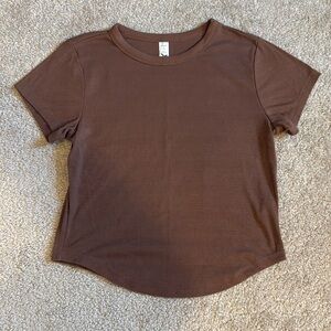 Brown Old Navy active tee